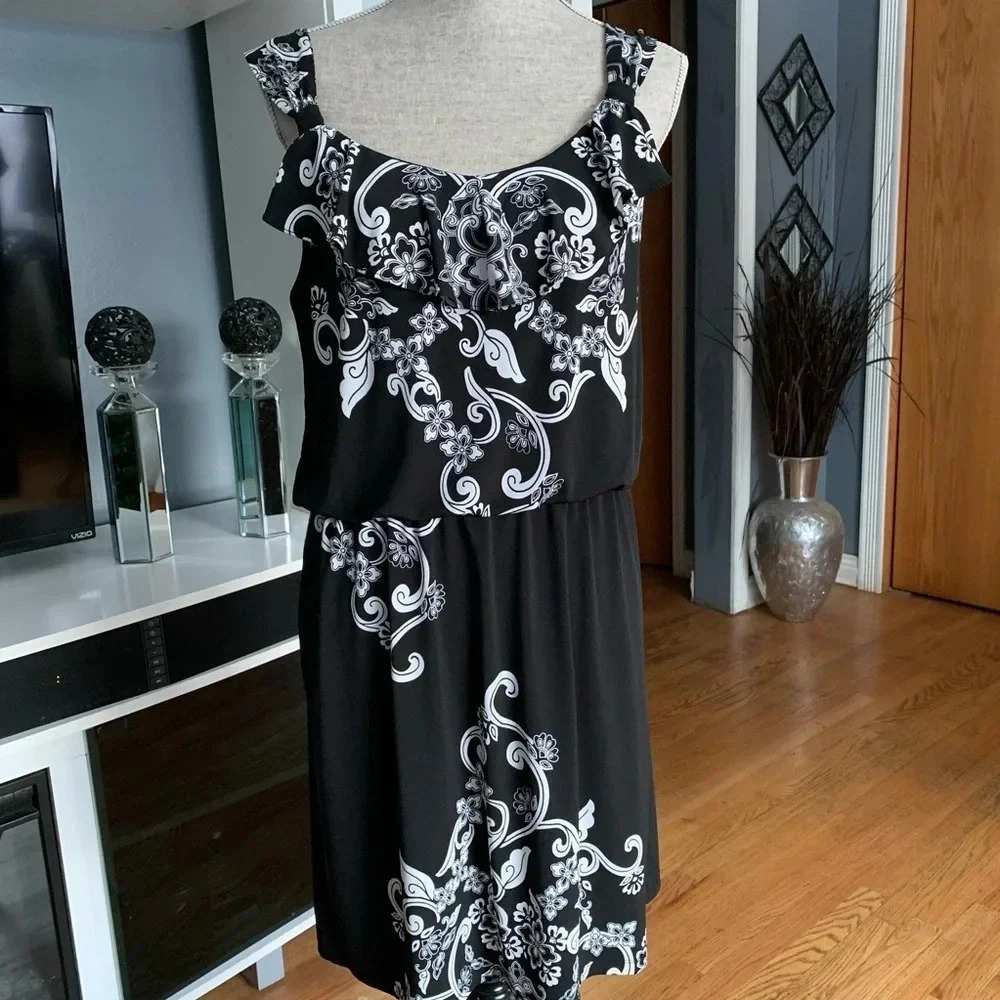 Style & Co. Sleeveless Floral Dress